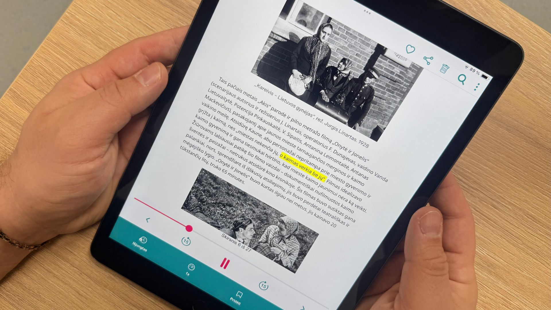 Skaitmeninės EPUB3 knygos „Lietuvos kinas. Laiko slenksčiai, raidos ženklai. I tomas“ pristatymo akimirka
Nuotraukos autorius: Viktoras Kalnikas